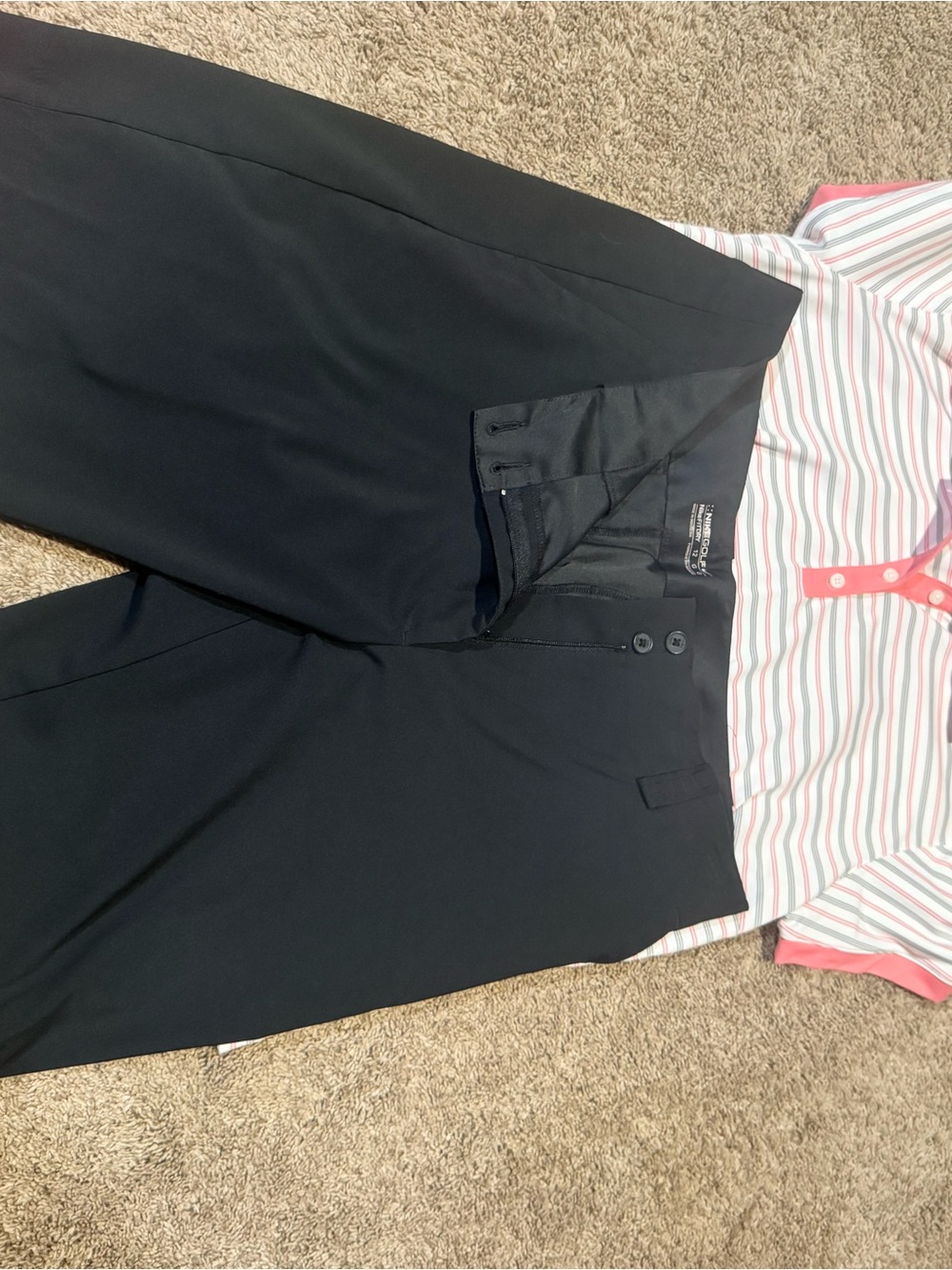Golf outfit. Nike Women's Black Athletic Golf Shorts